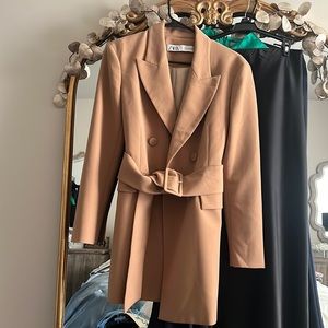 ZARA Belted Blazer Jacket